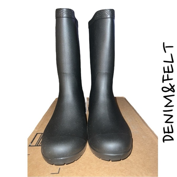 UGG Women's Sienna Matte Rain Boots | Color/Black | NEW!!☔️⛈️🌧️🌦️☔️ - Picture 9 of 16